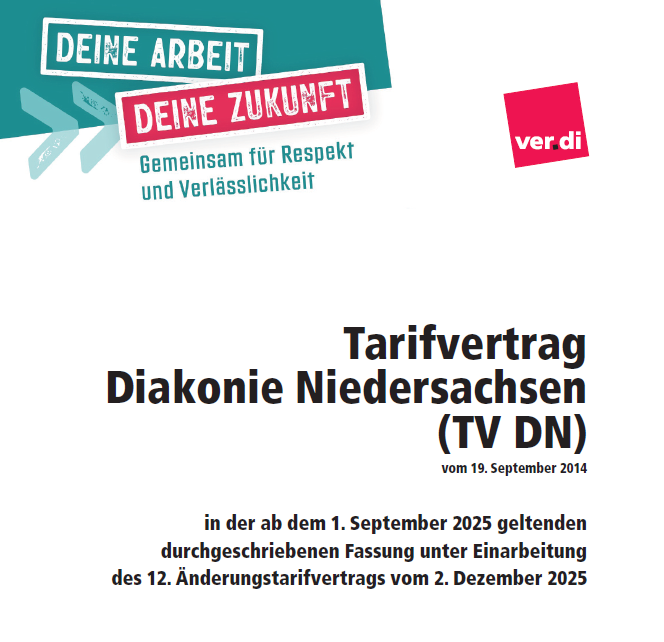 Aktualisierter TV DN veröffentlicht: Tarifvertrag jetzt online verfügbar